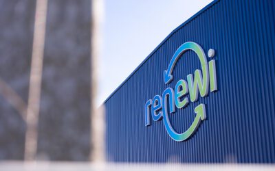 Renewi building with logo